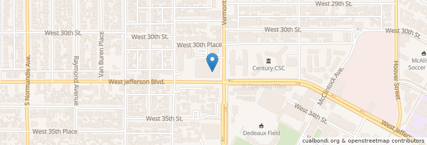 Mapa de ubicacion de Dockweller Station Los Angeles Post Office en 美利坚合众国/美利堅合眾國, 加利福尼亚州/加利福尼亞州, 洛杉矶县, 洛杉矶.