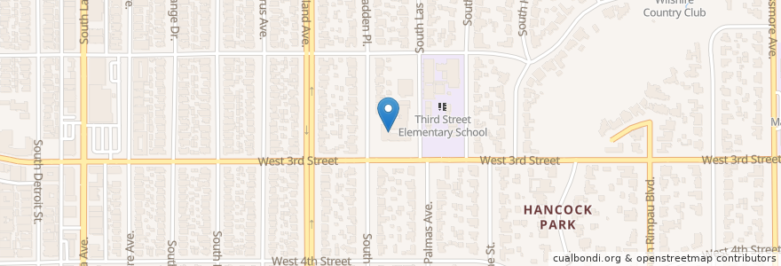 Mapa de ubicacion de Whittier School of Law en Amerika Birleşik Devletleri, Kaliforniya, Los Angeles County, Los Angeles.