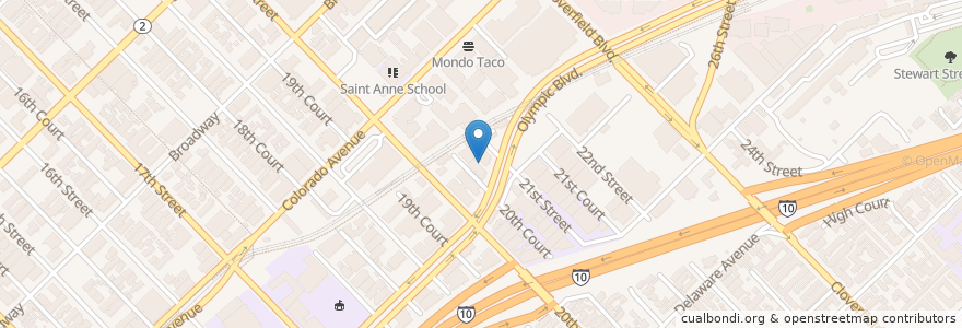 Mapa de ubicacion de Peter Boxenbaum Arts Education Center en الولايات المتّحدة الأمريكيّة, كاليفورنيا, مقاطعة لوس أنجلس.