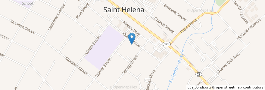 Mapa de ubicacion de Saint Helena Catholic Church en 美利坚合众国/美利堅合眾國, 加利福尼亚州/加利福尼亞州, Napa County, St. Helena.