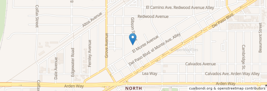 Mapa de ubicacion de Saint Joseph Catholic Church en Amerika Syarikat, California, Sacramento County, Sacramento.