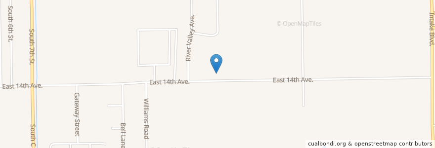 Mapa de ubicacion de Bethel African Methodist Episcopal Church en ایالات متحده آمریکا, کالیفرنیا, Riverside County.