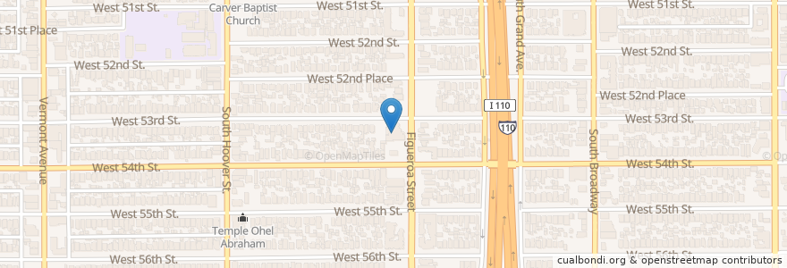 Mapa de ubicacion de Good Shepherd Church en United States, California, Los Angeles County, Los Angeles.