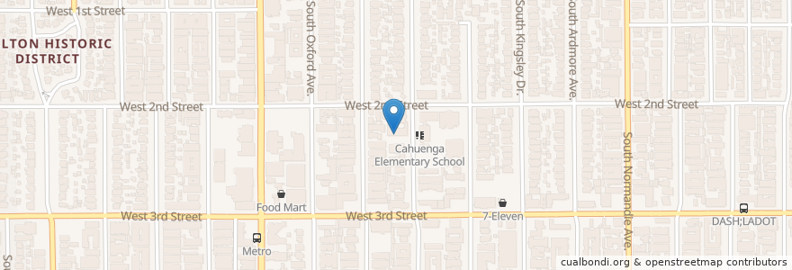 Mapa de ubicacion de Institute of Metaphysics en 미국, 캘리포니아주, Los Angeles County, 로스앤젤레스.