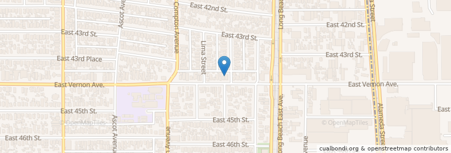 Mapa de ubicacion de Church of God in Christ Holiness en アメリカ合衆国, カリフォルニア州, Los Angeles County, ロサンゼルス.