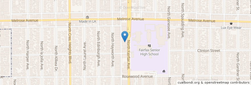 Mapa de ubicacion de Kennedy Post Acute Care Center en United States, California, Los Angeles County, Los Angeles.
