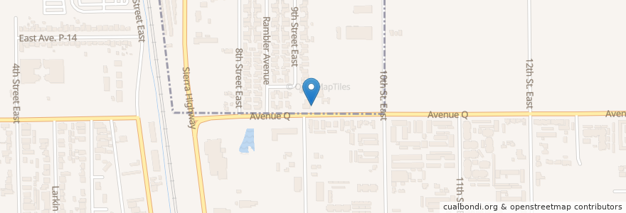 Mapa de ubicacion de True Vine Gospel Church en Amerika Birleşik Devletleri, Kaliforniya, Los Angeles County, Palmdale.