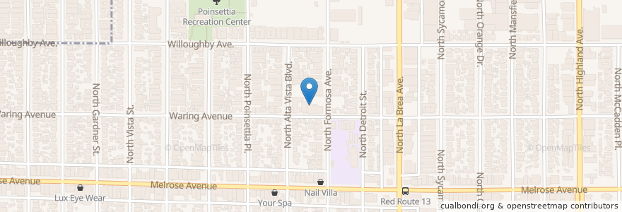 Mapa de ubicacion de Yeshiva Ohr Elchonon Chabad West Coast Talmudical Seminary en Verenigde Staten, Californië, Los Angeles County, Los Angeles.