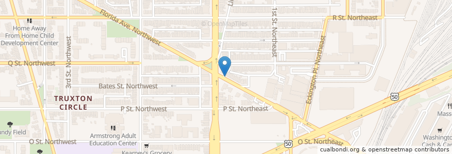 Mapa de ubicacion de Eckington Presbyterian Church en United States, District Of Columbia, Washington.