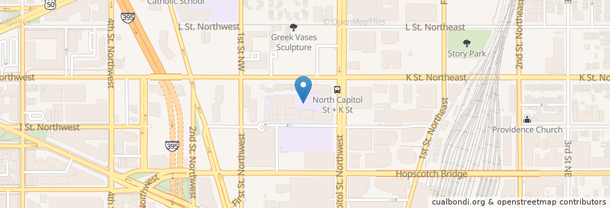 Mapa de ubicacion de Gonzaga College High School en Verenigde Staten, Washington D.C., Washington.