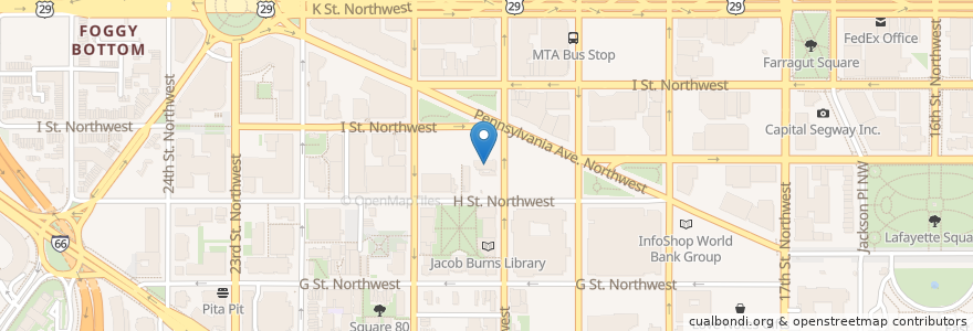 Mapa de ubicacion de Union Methodist Church en Verenigde Staten, Washington D.C., Washington.