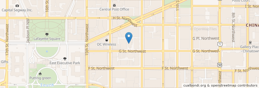 Mapa de ubicacion de Church of the Epiphany en Stati Uniti D'America, Washington, Washington.