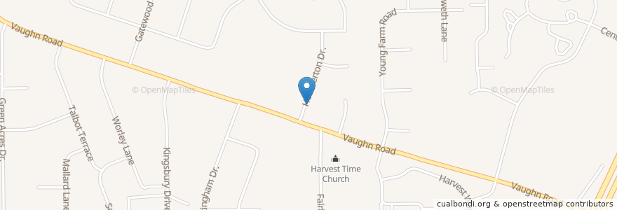 Mapa de ubicacion de Vaughn Road School en ایالات متحده آمریکا, آلاباما, Montgomery County, Montgomery.