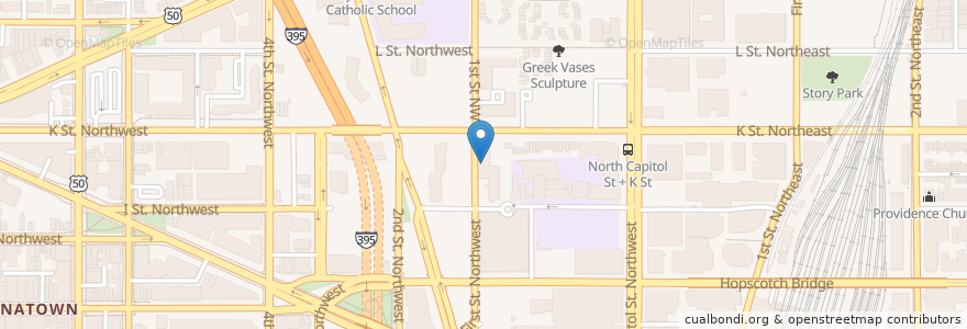 Mapa de ubicacion de J B Johnson Nursing Center en United States, Washington, D.C., Washington.