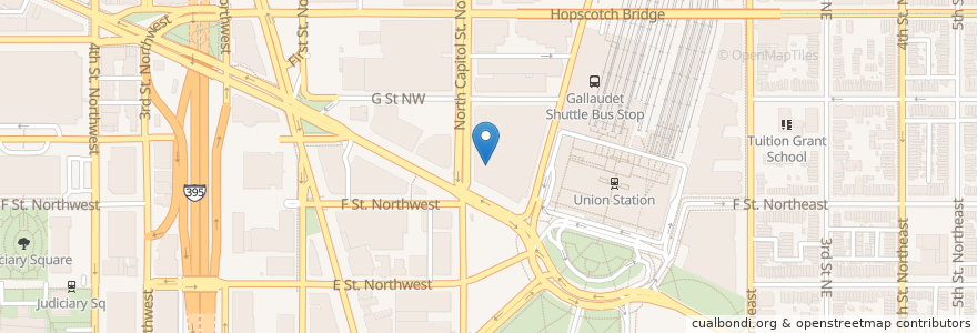 Mapa de ubicacion de National Capitol Post Office en Estados Unidos De América, Washington D. C., Washington.