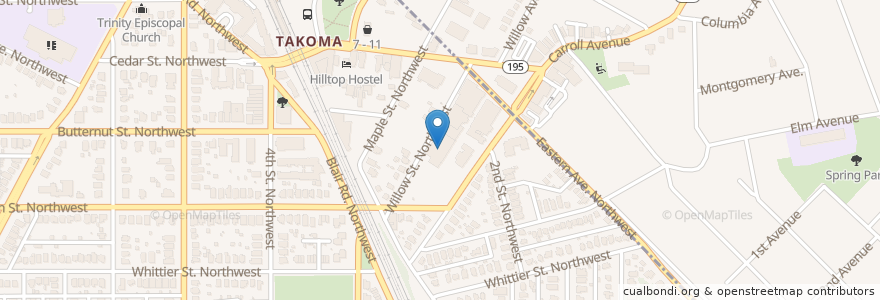Mapa de ubicacion de Takoma Childrens School en Estados Unidos De América, Washington D. C., Washington.