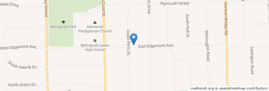 Mapa de ubicacion de Capitol City Church of the Nazarene en 미국, 앨라배마, Montgomery County, Montgomery.