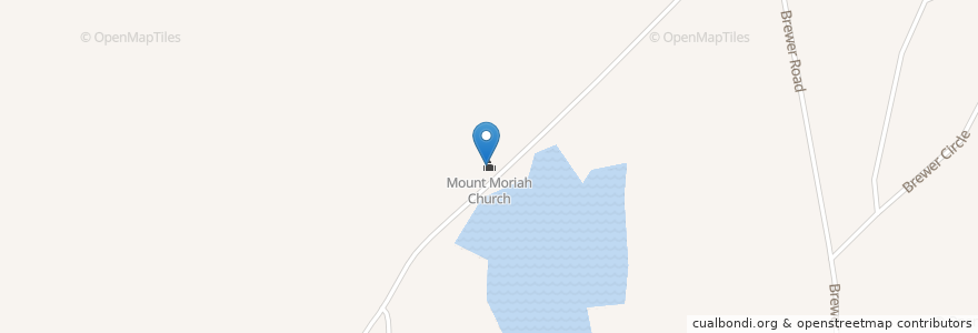 Mapa de ubicacion de Mount Moriah Church en アメリカ合衆国, アラバマ州, Montgomery County, Montgomery.