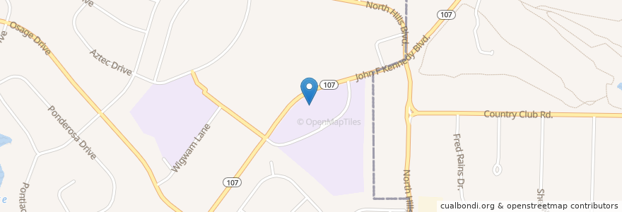 Mapa de ubicacion de Immaculate Conception Catholic Church en Amerika Syarikat, Arkansas, Pulaski County, Sherwood.