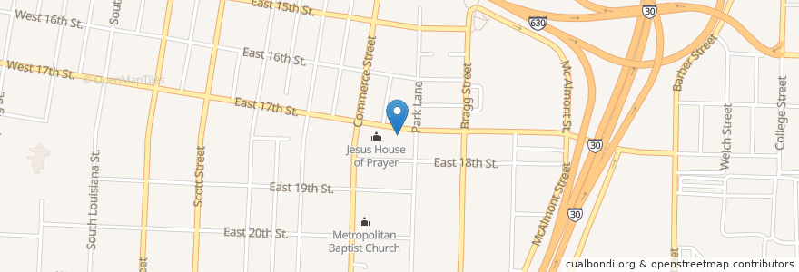 Mapa de ubicacion de Universal Life Church en Amerika Syarikat, Arkansas, Pulaski County, Little Rock.