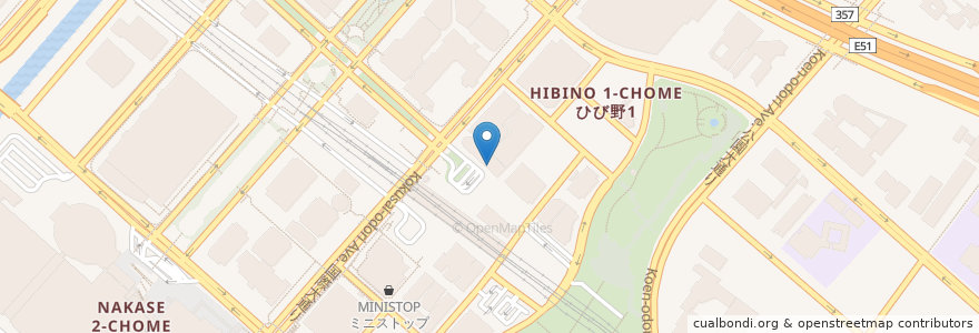 Mapa de ubicacion de やまと en Япония, Тиба, 千葉市, 美浜区.