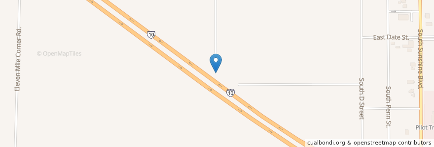 Mapa de ubicacion de Curiel Elementary School Annex en United States, Arizona, Pinal County, Eloy.