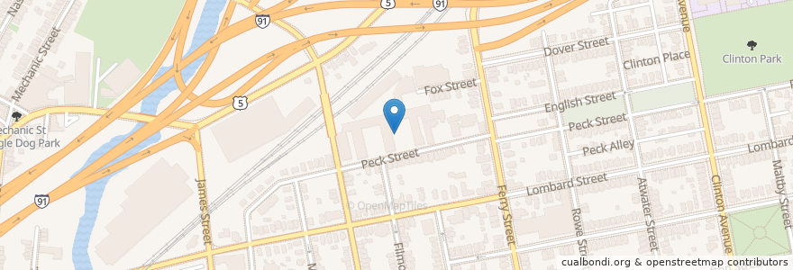 Mapa de ubicacion de New Haven Shambhala Center en الولايات المتّحدة الأمريكيّة, كونيتيكت, New Haven County, New Haven.