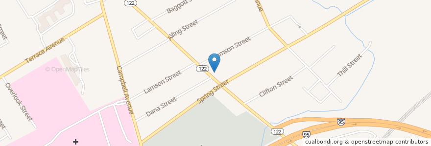Mapa de ubicacion de Gateway Christian Fellowship Church en 미국, 코네티컷, New Haven County, West Haven.