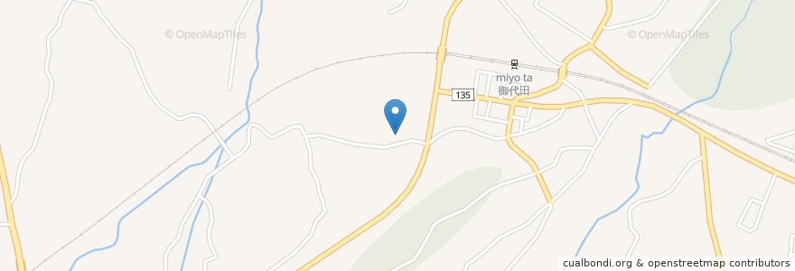 Mapa de ubicacion de 北佐久郡 en Giappone, Prefettura Di Nagano, 北佐久郡, 御代田町.