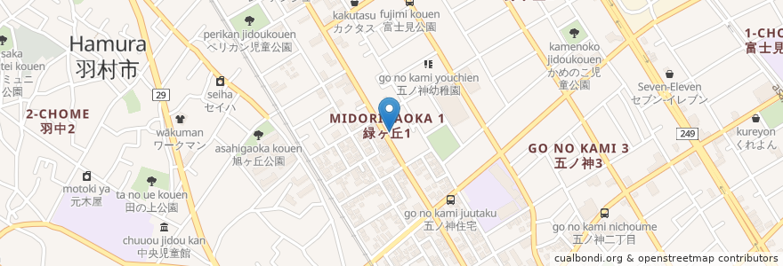 Mapa de ubicacion de 居酒屋チェリー en Giappone, Tokyo, 羽村市.