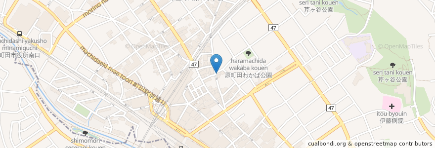 Mapa de ubicacion de Carrot house en Japan, Tokyo, Machida.