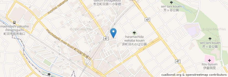 Mapa de ubicacion de 翠天府 en 일본, 도쿄도, 町田市.