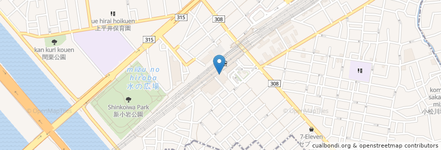 Mapa de ubicacion de やよい軒 en Japan, Tokio, 葛飾区.