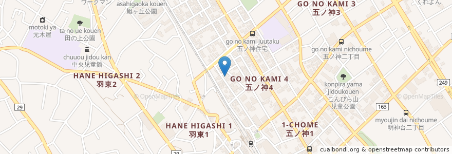 Mapa de ubicacion de 一年二組 en اليابان, 東京都, 羽村市.