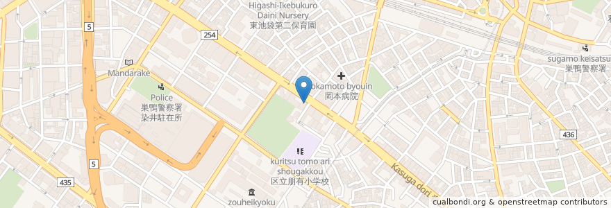 Mapa de ubicacion de Kei en Japonya, 東京都, 豊島区.