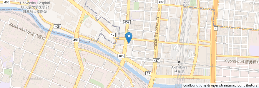 Mapa de ubicacion de ヒーローズ en Giappone, Tokyo, Chiyoda.