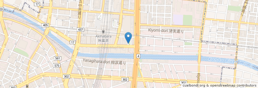 Mapa de ubicacion de ちよくる en 日本, 東京都, 千代田区.