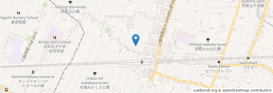 Mapa de ubicacion de beco cafe en 日本, 東京都, 杉並区.