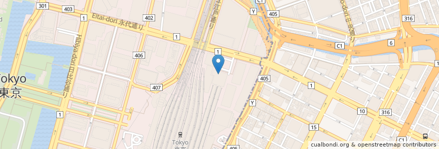 Mapa de ubicacion de Starbucks en Japan, Tokyo, Chiyoda, Chuo.