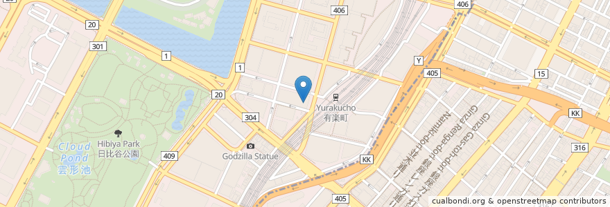 Mapa de ubicacion de スターバックス en اليابان, 東京都, 千代田区.