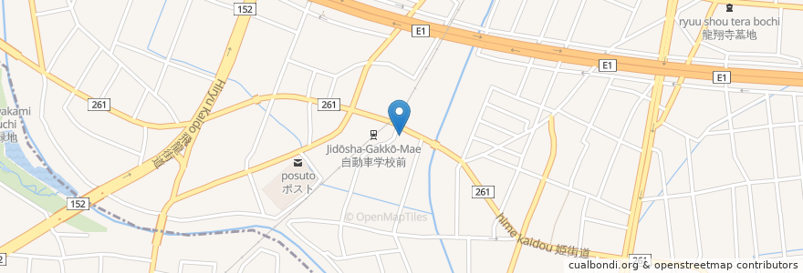 Mapa de ubicacion de インドレストラン ディパック en 日本, 静岡県, 浜松市, 東区.