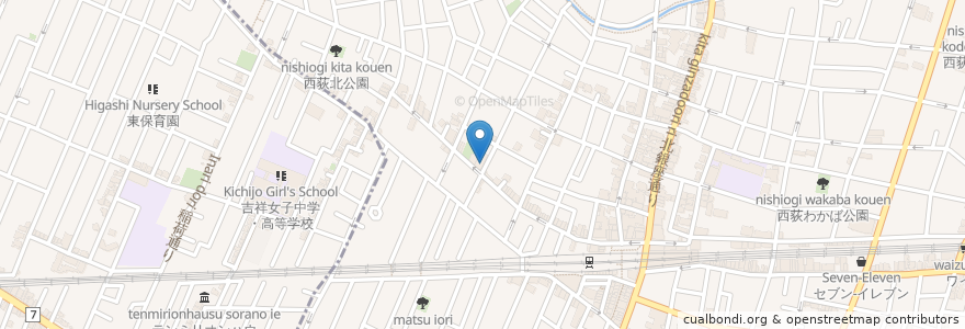 Mapa de ubicacion de Gorizo en Japan, 東京都, 杉並区.