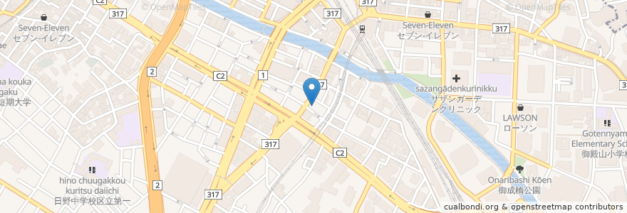 Mapa de ubicacion de スターバックス en ژاپن, 東京都, 品川区.