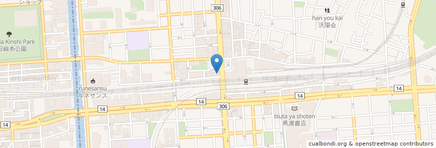 Mapa de ubicacion de 吉野家 en Япония, Токио, Кото.