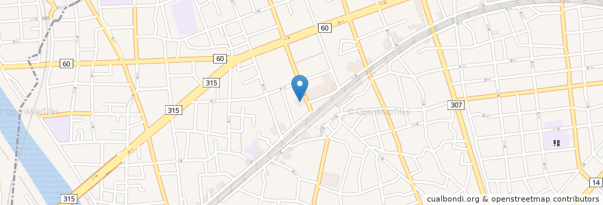 Mapa de ubicacion de 三菱東京UFJ銀行 en Japon, Tokyo, 江戸川区.