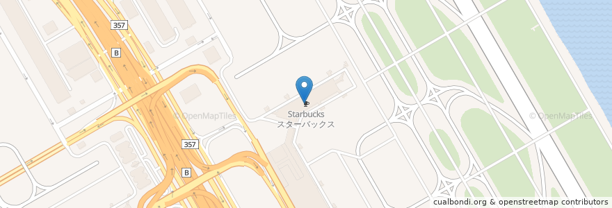Mapa de ubicacion de スターバックス en Japón, Tokio, Ota.