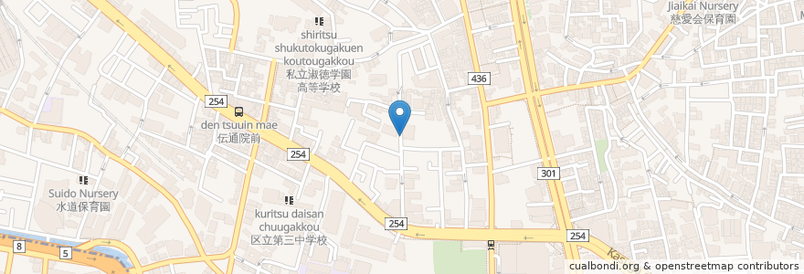 Mapa de ubicacion de 自動販売機 en 日本, 东京都/東京都, 文京区.