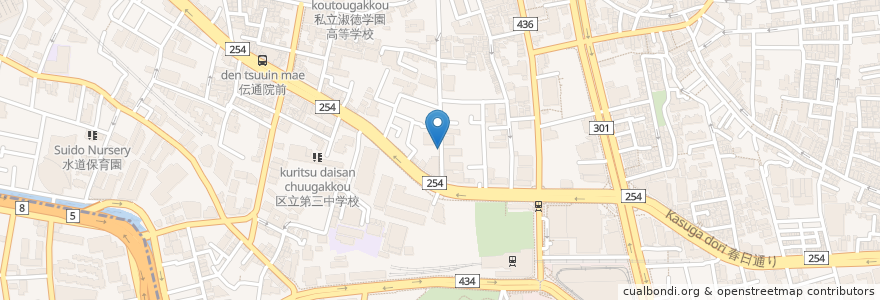 Mapa de ubicacion de 自動販売機 en Japan, Tokyo, Bunkyo.