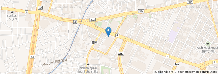 Mapa de ubicacion de スターバックス en ژاپن, 東京都.