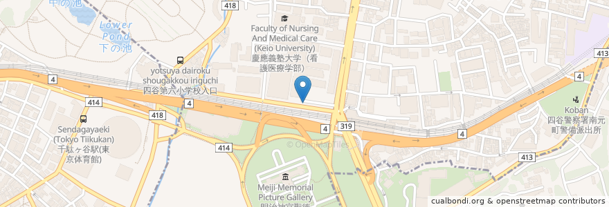 Mapa de ubicacion de スターバックス en Japón, Tokio.